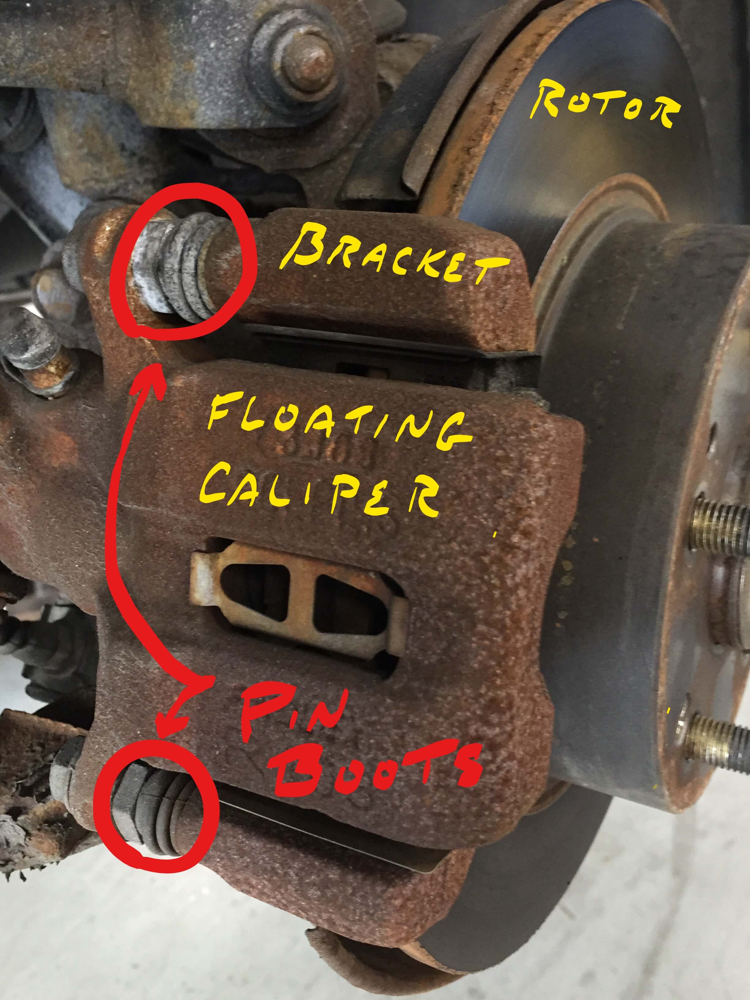 Caliper Pin Problems Perchance? | Come for the cars, stay for the anarchy