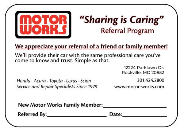 Referral Card